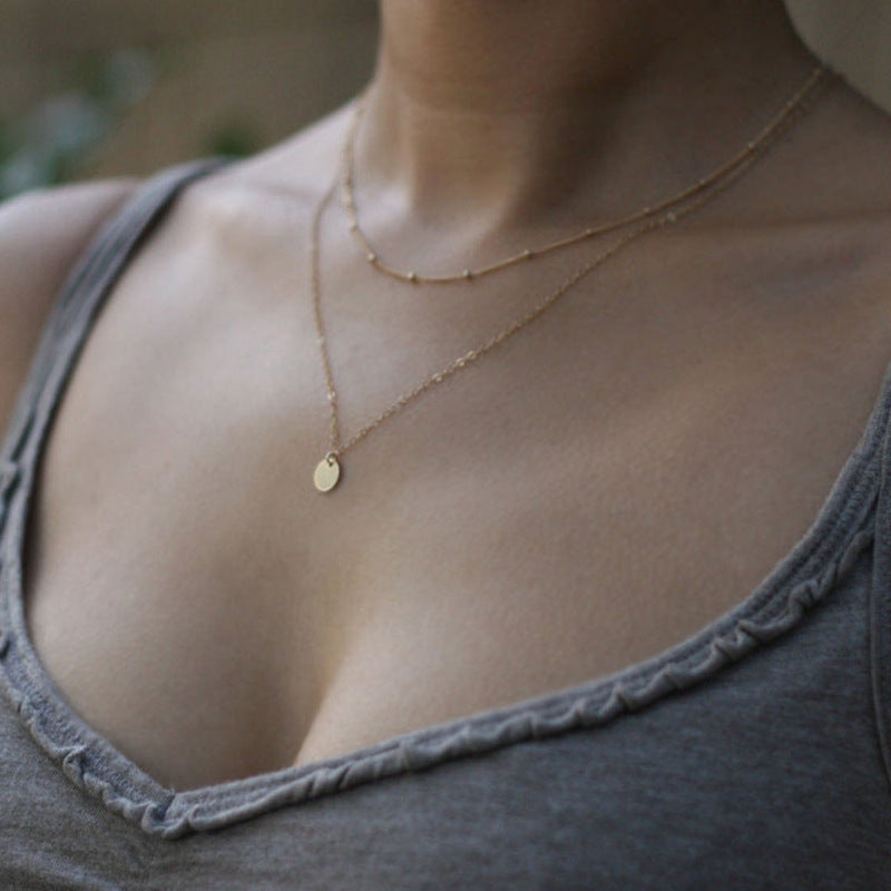 Multilayer Trend Elegant Jewelry Long Snake Chain Crystal St